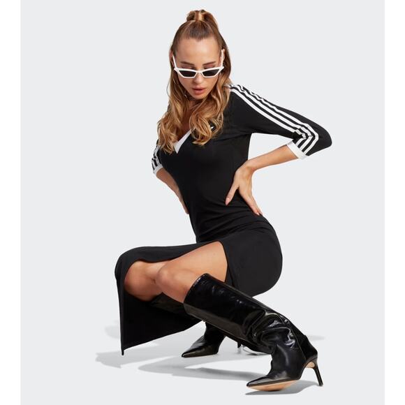 adidas Originals Dresses & Skirts - NEW ADIDAS ORIGINALS Women's XS Adicolor Maxi V Dress IK0439